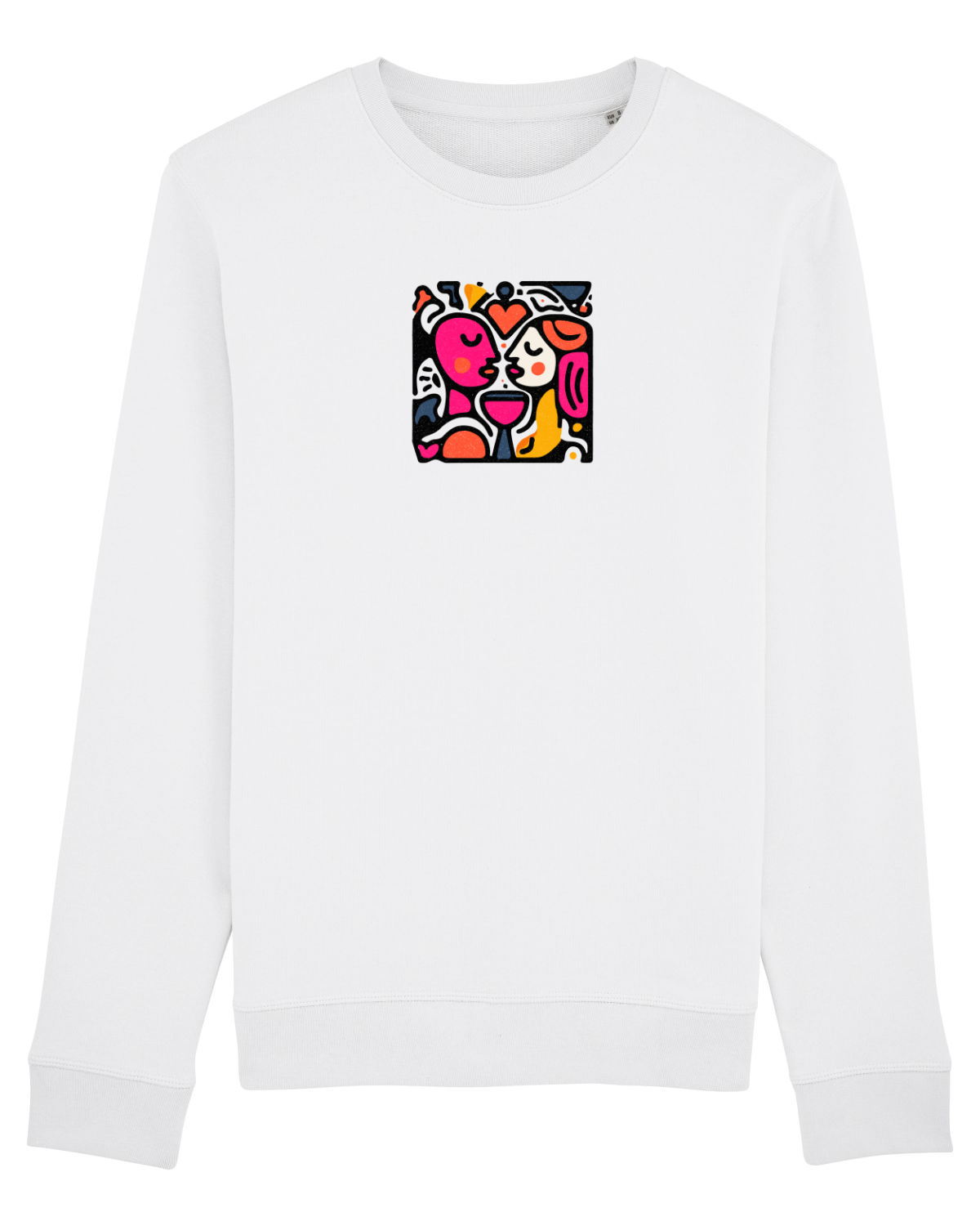 Bluză mânecă lungă Unisex Rise White