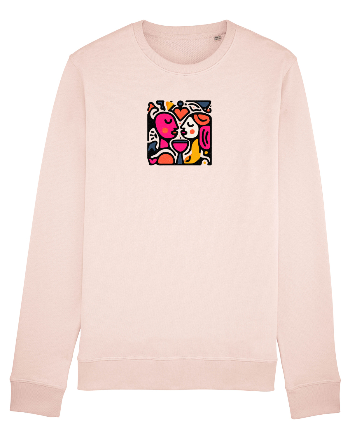 Bluză mânecă lungă Unisex Rise Candy Pink