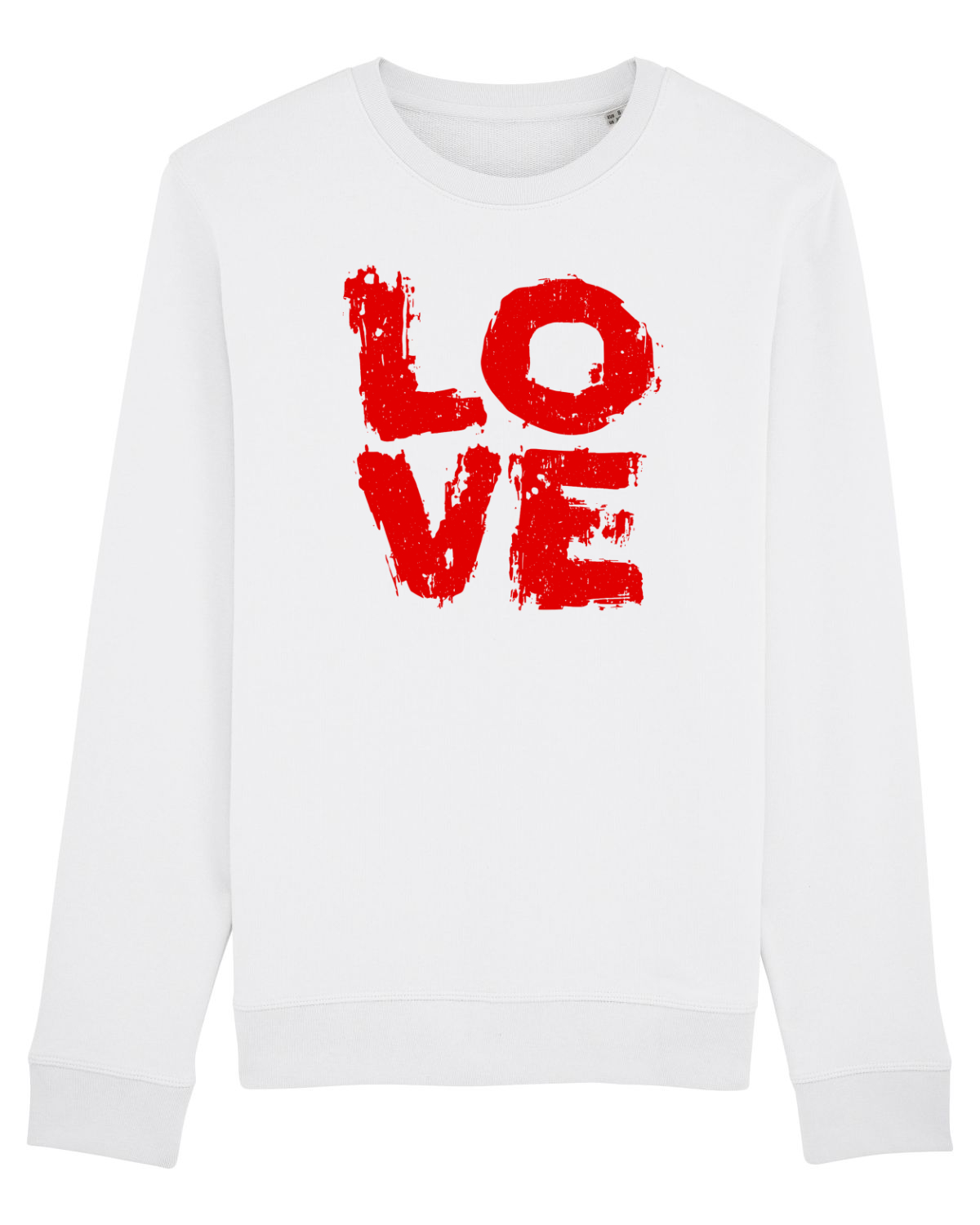 Bluză mânecă lungă Unisex Rise White