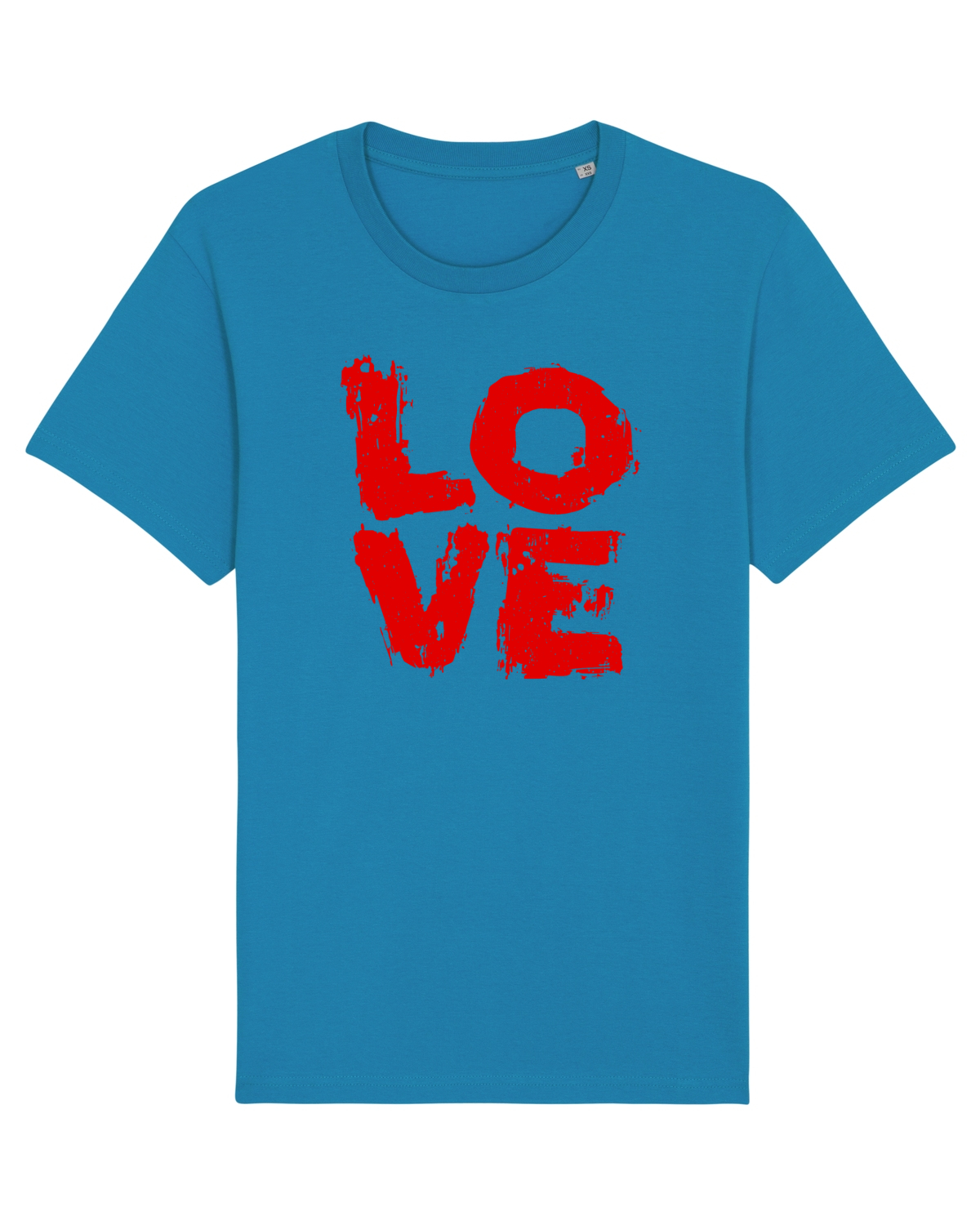 Tricou mânecă scurtă Unisex Rocker Azur