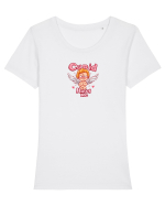 CUPID HATES ME - CUPIDON MA URASTE 1 Tricou mânecă scurtă guler larg fitted Damă Expresser