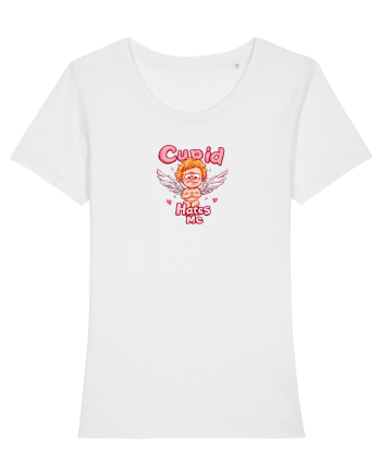 CUPID HATES ME - CUPIDON MA URASTE 1 White