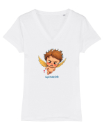 CUPID HATES ME - CUPIDON MA URASTE 2 Tricou mânecă scurtă guler V Damă Evoker