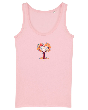 DRAGOBETE - INIMA - COPAC - FLORI - ROMANESC - TRADITIE Cotton Pink