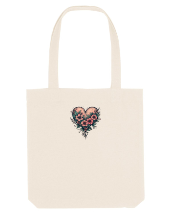 DRAGOBETE - VALENTINE`S DAY - INIMA - FLORI stil tatuaj Natural