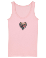 DRAGOBETE - VALENTINE`S DAY - INIMA - FLORI stil tatuaj Maiou Damă Dreamer