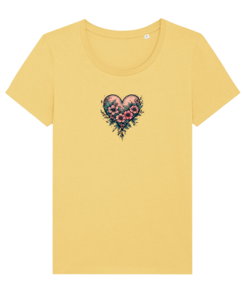 DRAGOBETE - VALENTINE`S DAY - INIMA - FLORI stil tatuaj Jojoba