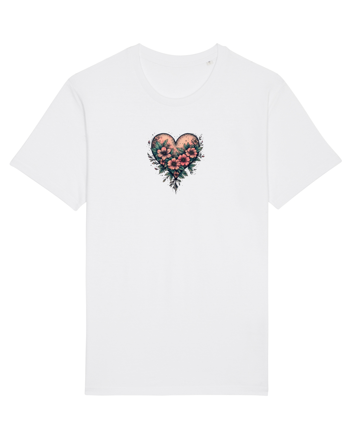Tricou mânecă scurtă Unisex Rocker White