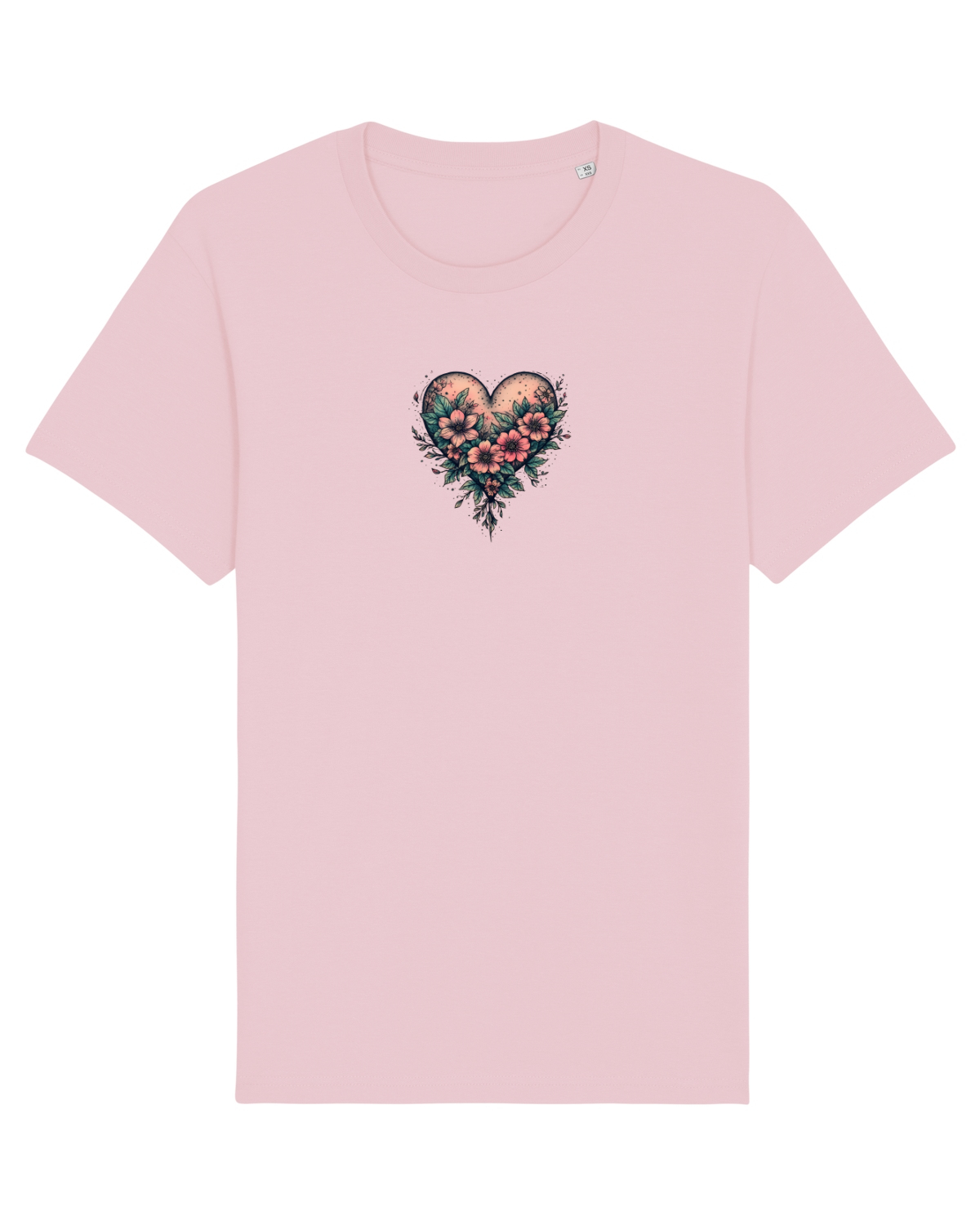 Tricou mânecă scurtă Unisex Rocker Cotton Pink