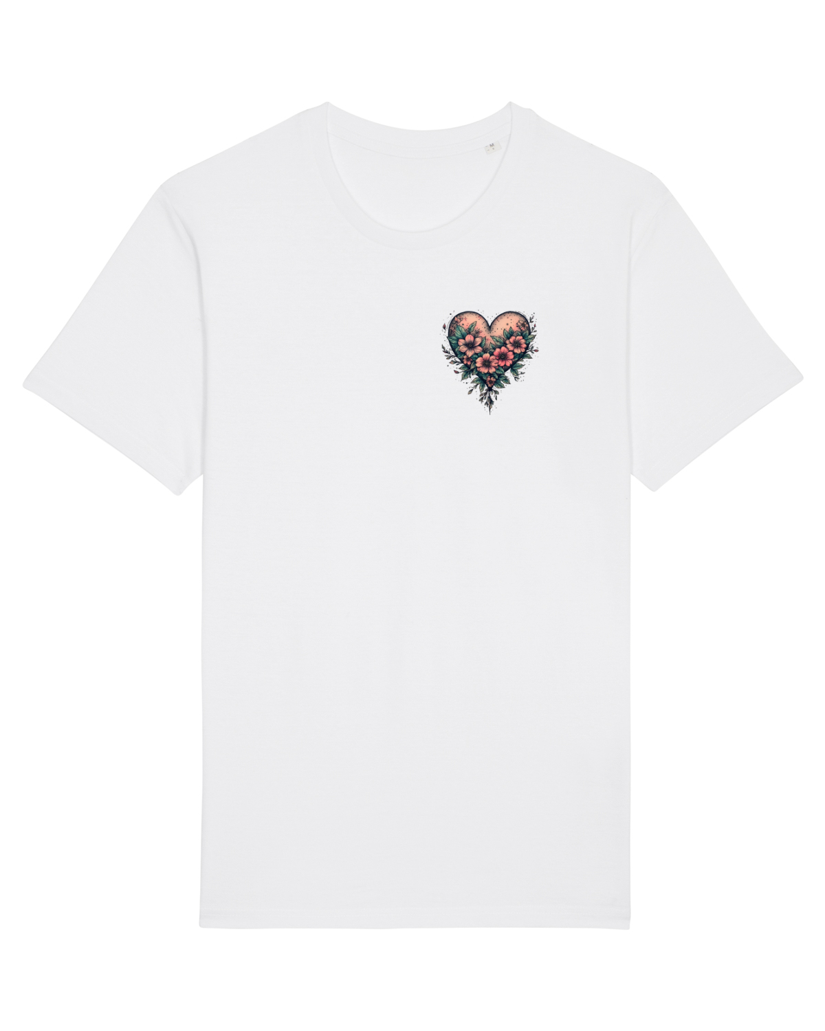 Tricou mânecă scurtă Unisex Rocker White