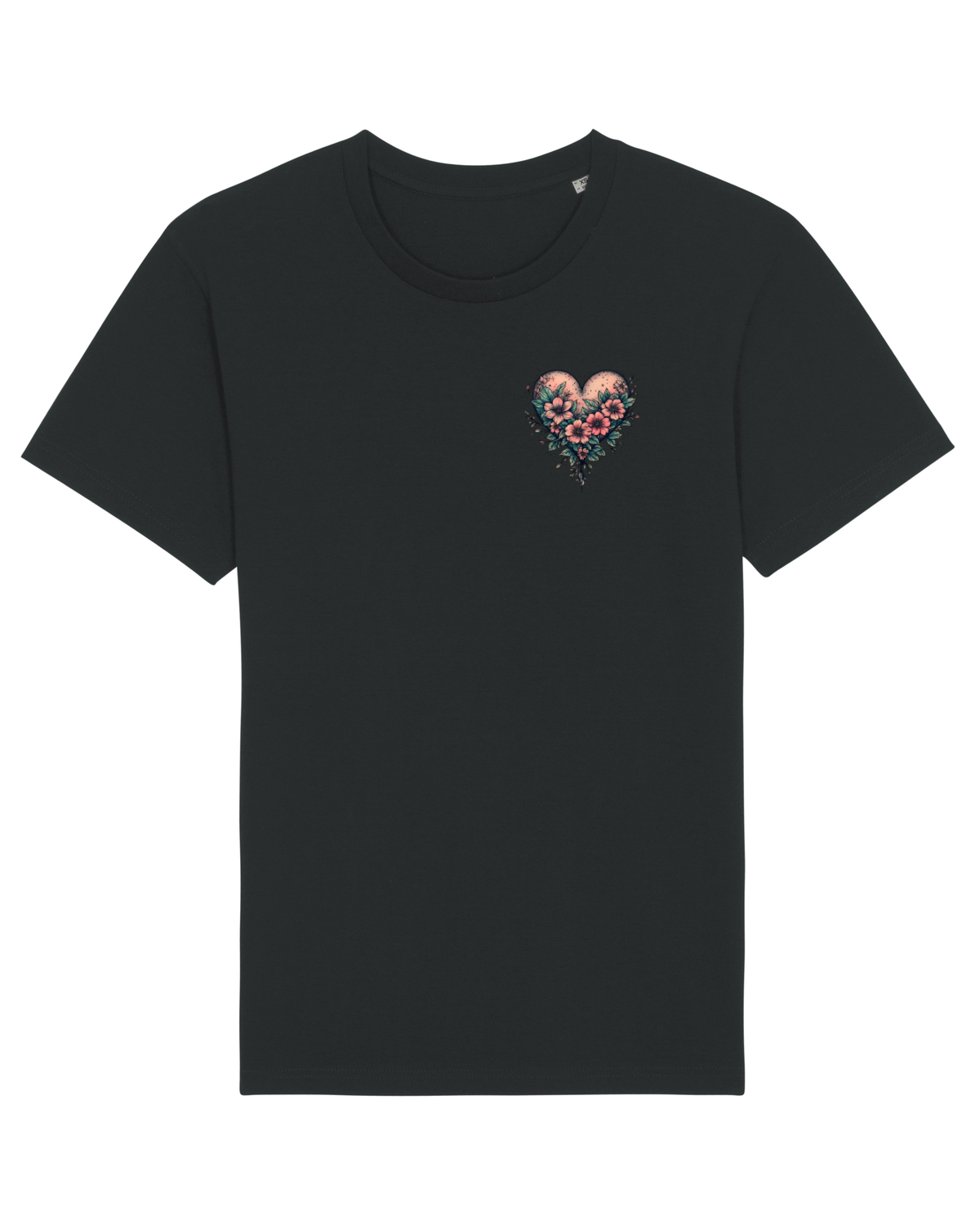 Tricou mânecă scurtă Unisex Rocker Black