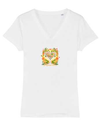 DRAGOBETE VIBES - INIMA - COPAC - FLORI - TRADITIONAL - ROMANESC White