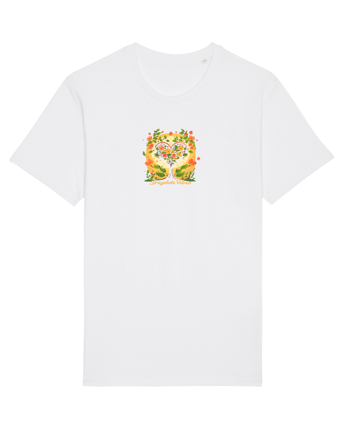 Tricou mânecă scurtă Unisex Rocker White