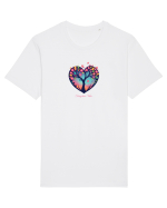 DRAGOBETE VIBES - INIMA - COPAC - FLORI - TRADITIONAL - ROMANESC Tricou mânecă scurtă Unisex Rocker