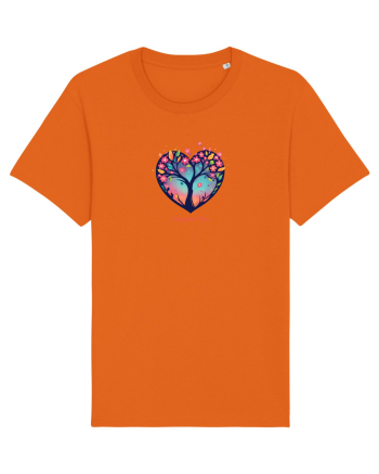 DRAGOBETE VIBES - INIMA - COPAC - FLORI - TRADITIONAL - ROMANESC Bright Orange