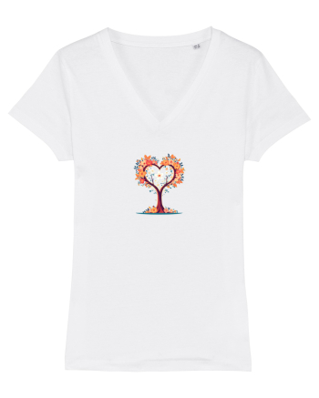 DRAGOBETE  - INIMA - COPAC - FLORI - TRADITIONAL - ROMANESC White