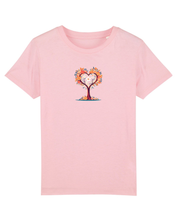 DRAGOBETE  - INIMA - COPAC - FLORI - TRADITIONAL - ROMANESC Cotton Pink