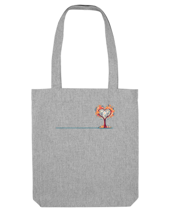 DRAGOBETE  - INIMA - COPAC - FLORI - TRADITIONAL - ROMANESC - lateral Heather Grey