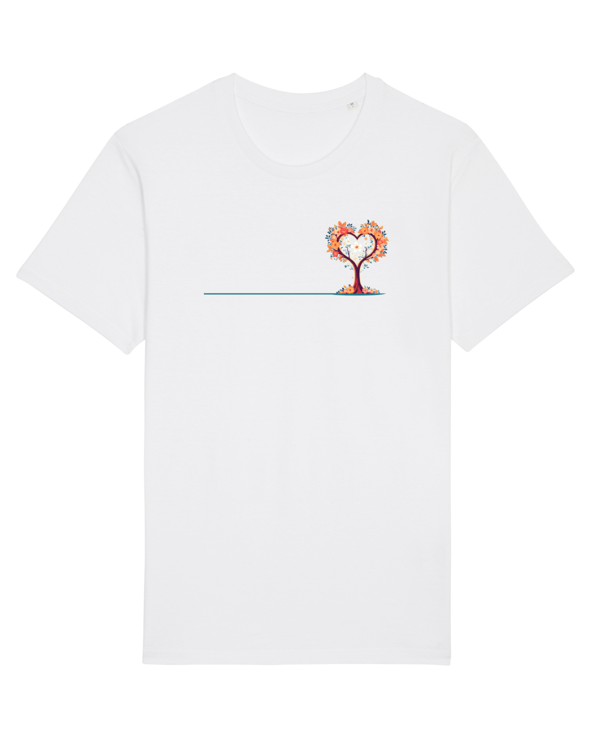Tricou mânecă scurtă Unisex Rocker White
