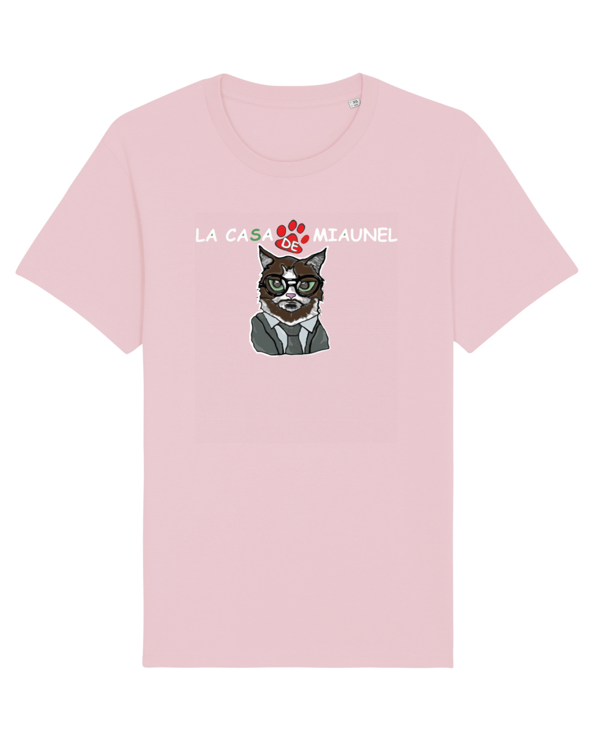 Tricou mânecă scurtă Unisex Rocker Cotton Pink