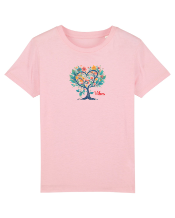 DRAGOBETE  -- VIBES -  INIMA - COPAC - FLORI - TRADITIONAL - ROMANESC  Cotton Pink