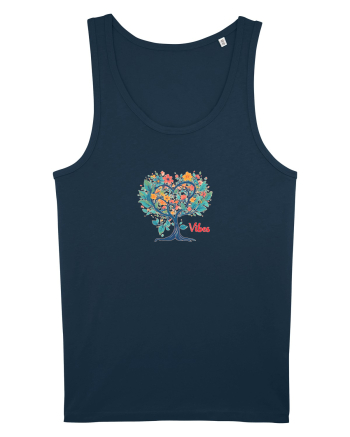 DRAGOBETE  -- VIBES -  INIMA - COPAC - FLORI - TRADITIONAL - ROMANESC  Navy