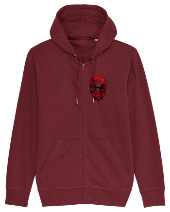 FEMINITATE - FLORI - PASIUNE - ELEGANTA lateral Burgundy