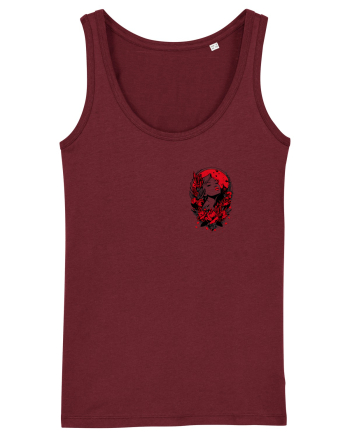FEMINITATE - FLORI - PASIUNE - ELEGANTA lateral Burgundy