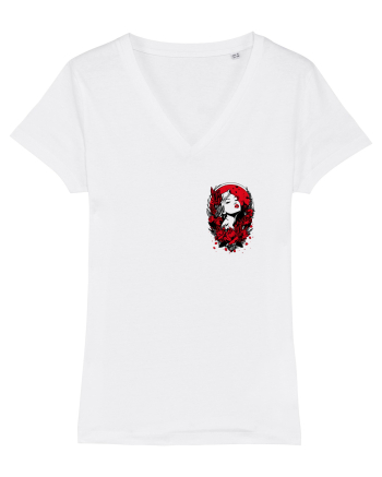 FEMINITATE - FLORI - PASIUNE - ELEGANTA lateral White