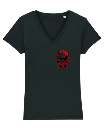 FEMINITATE - FLORI - PASIUNE - ELEGANTA lateral Black