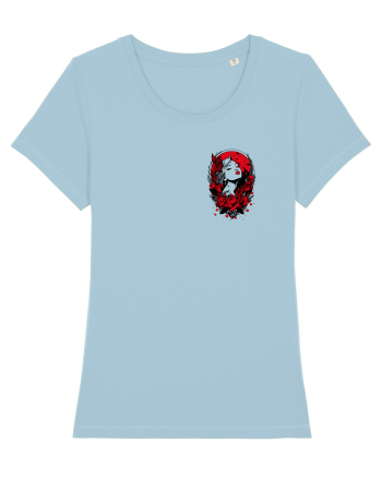 FEMINITATE - FLORI - PASIUNE - ELEGANTA lateral Sky Blue