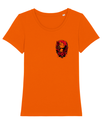 FEMINITATE - FLORI - PASIUNE - ELEGANTA lateral Bright Orange