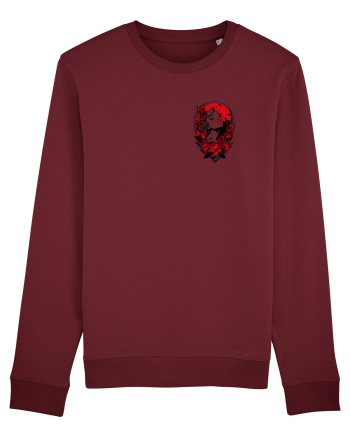 FEMINITATE - FLORI - PASIUNE - ELEGANTA lateral Burgundy