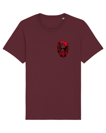 FEMINITATE - FLORI - PASIUNE - ELEGANTA lateral Burgundy