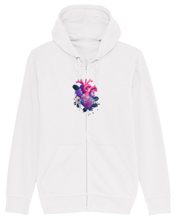  FLORI - INIMA  -  IUBIRE - PRIMAVARA White