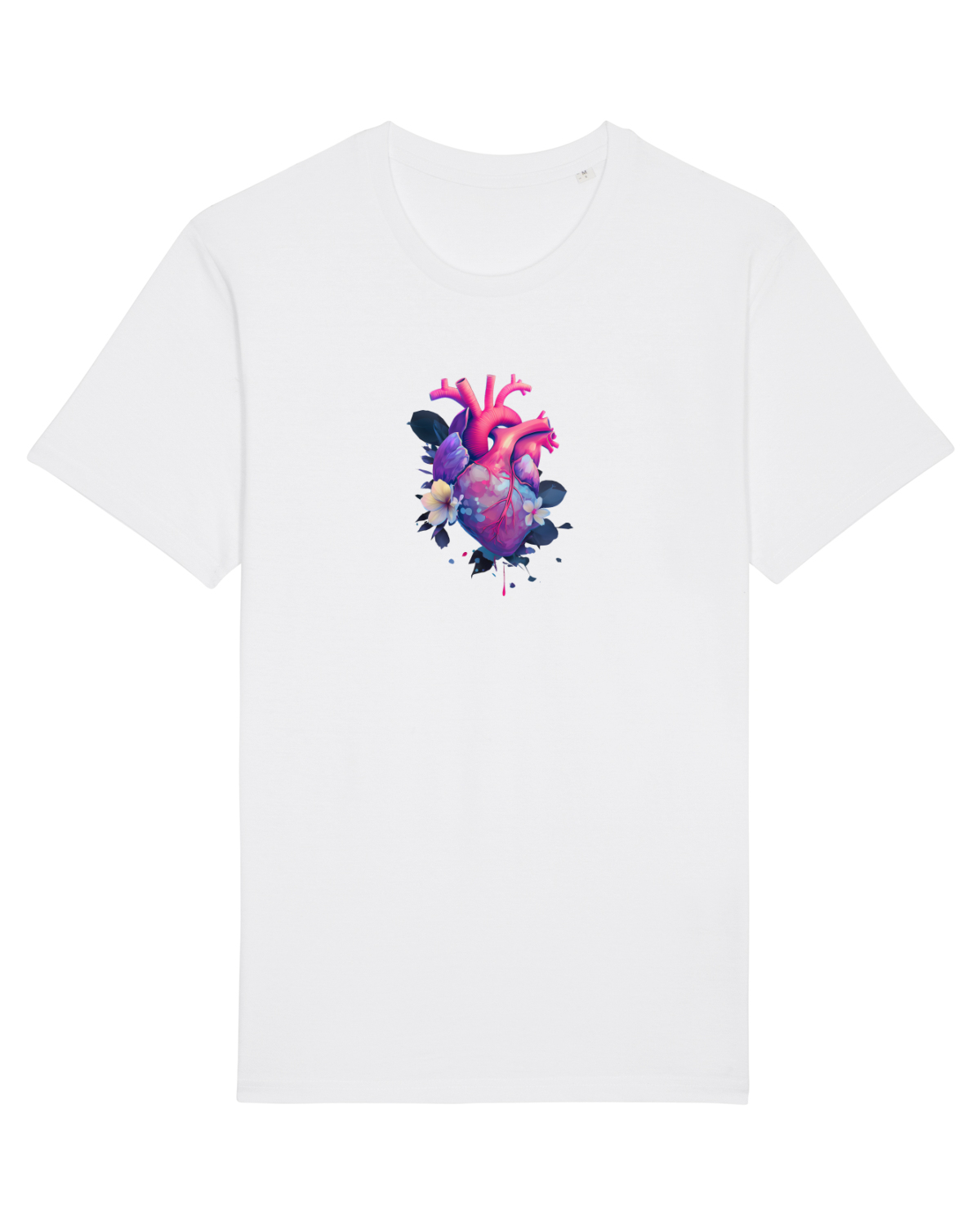 Tricou mânecă scurtă Unisex Rocker White