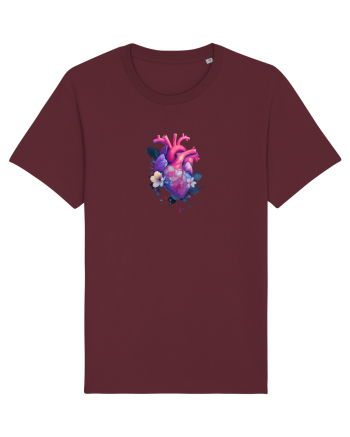  FLORI - INIMA  -  IUBIRE - PRIMAVARA Burgundy