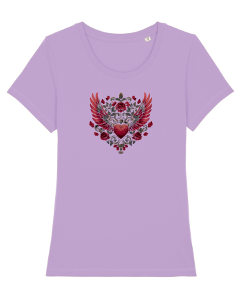  FLORI - INIMA  -  TRANDAFIRI  - ARIPI -  IUBIRE - GOTH - PUNK - ALTERNATIV Lavender Dawn