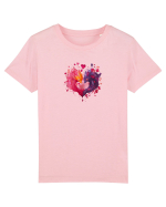  INIMA  -  IUBIRE - DRAGONI - YIN YANG - ACUARELA Tricou mânecă scurtă  Copii Mini Creator