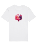  INIMA  -  IUBIRE - DRAGONI - YIN YANG - ACUARELA Tricou mânecă scurtă Unisex Rocker