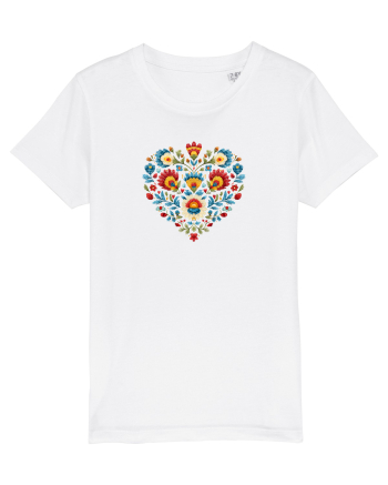  INIMA  -  IUBIRE - CUSATURA - BRODERIE - TRADITIONAL - ROMANESC 2 White
