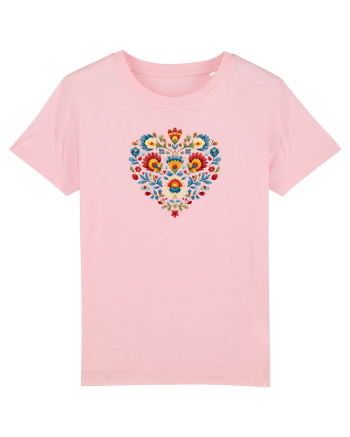  INIMA  -  IUBIRE - CUSATURA - BRODERIE - TRADITIONAL - ROMANESC 2 Cotton Pink