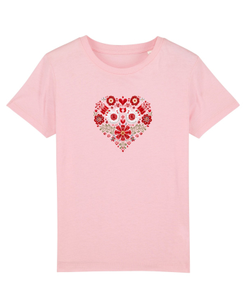  INIMA  -  IUBIRE - CUSATURA - BRODERIE - TRADITIONAL - ROMANESC 3 Cotton Pink