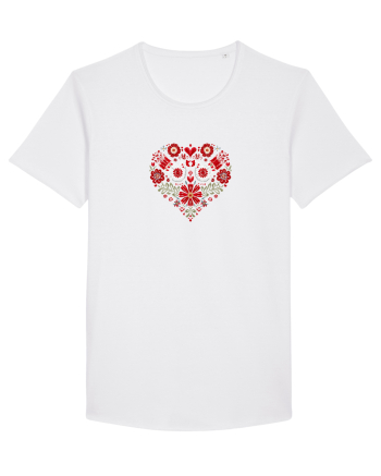  INIMA  -  IUBIRE - CUSATURA - BRODERIE - TRADITIONAL - ROMANESC 3 White
