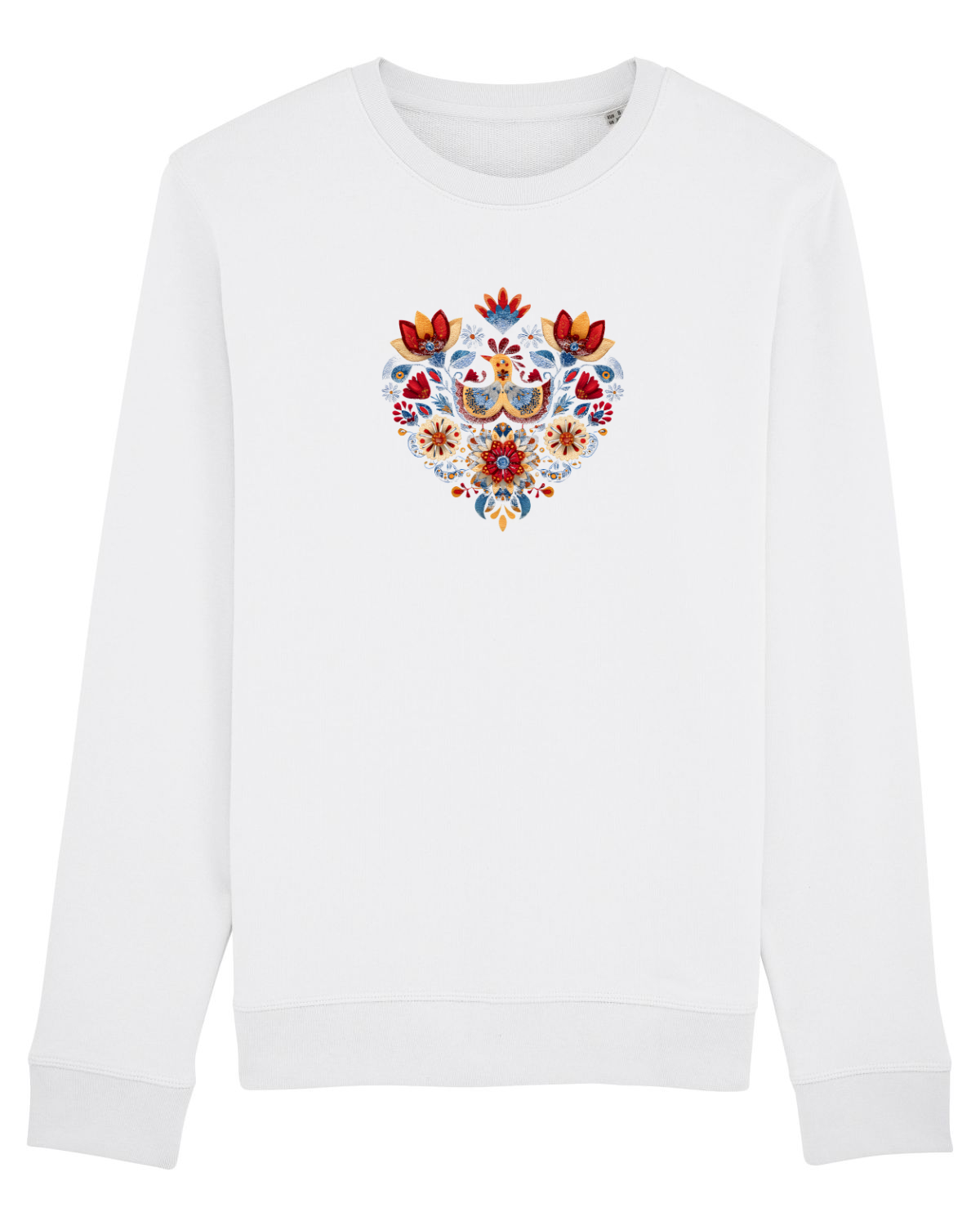 Bluză mânecă lungă Unisex Rise White