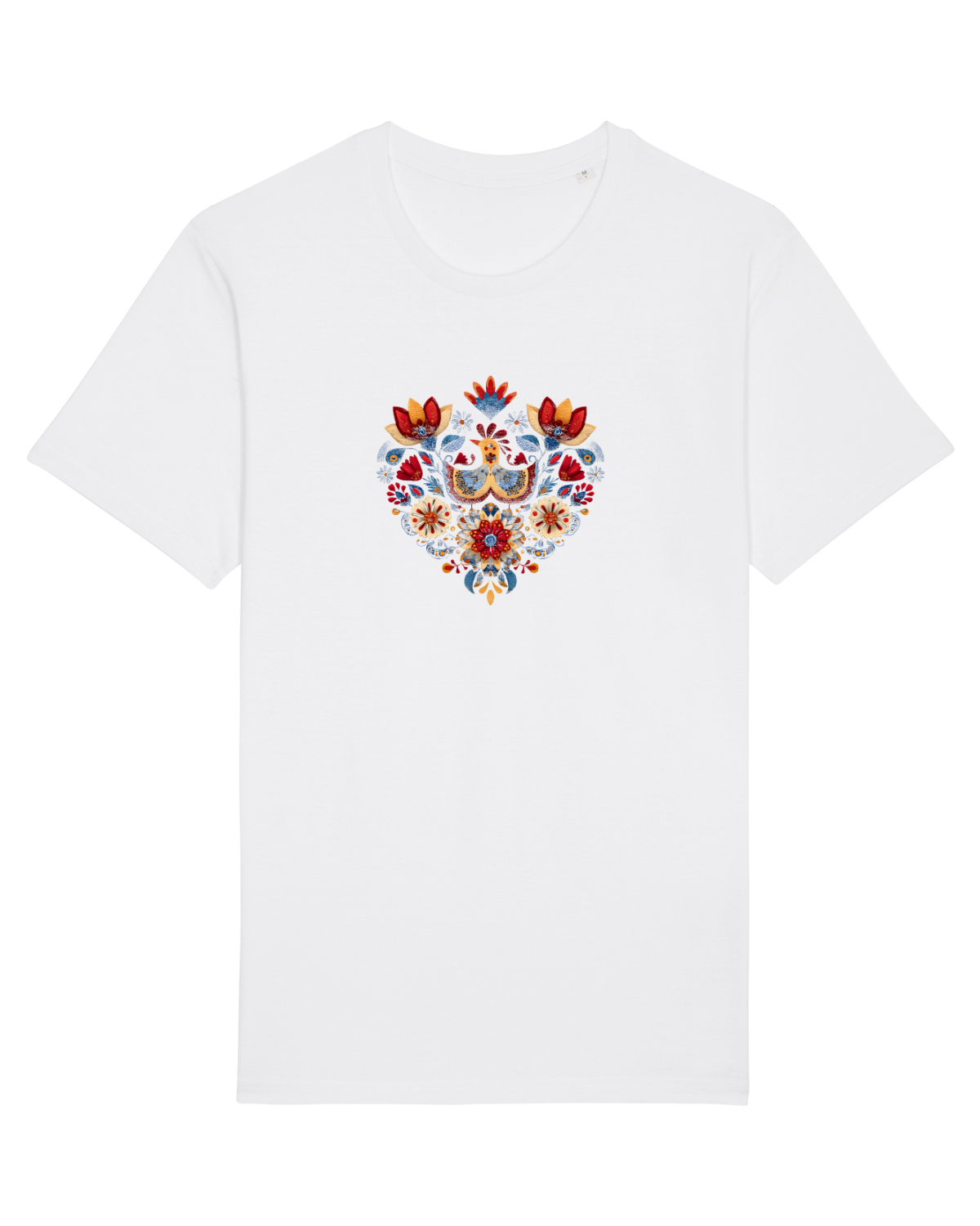 Tricou mânecă scurtă Unisex Rocker White