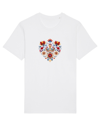  INIMA  -  IUBIRE - CUSATURA - BRODERIE - TRADITIONAL - ROMANESC 4 White