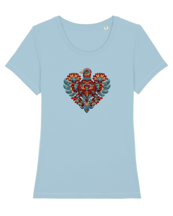  INIMA  -  IUBIRE - CUSATURA - BRODERIE - TRADITIONAL - ROMANESC 5 Sky Blue