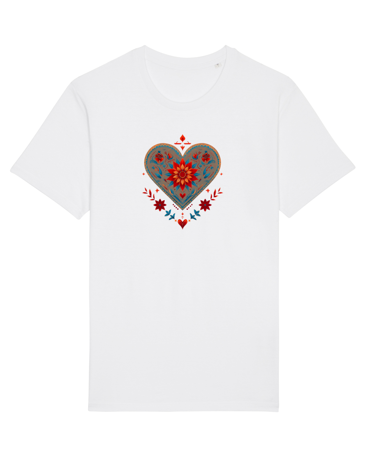 Tricou mânecă scurtă Unisex Rocker White