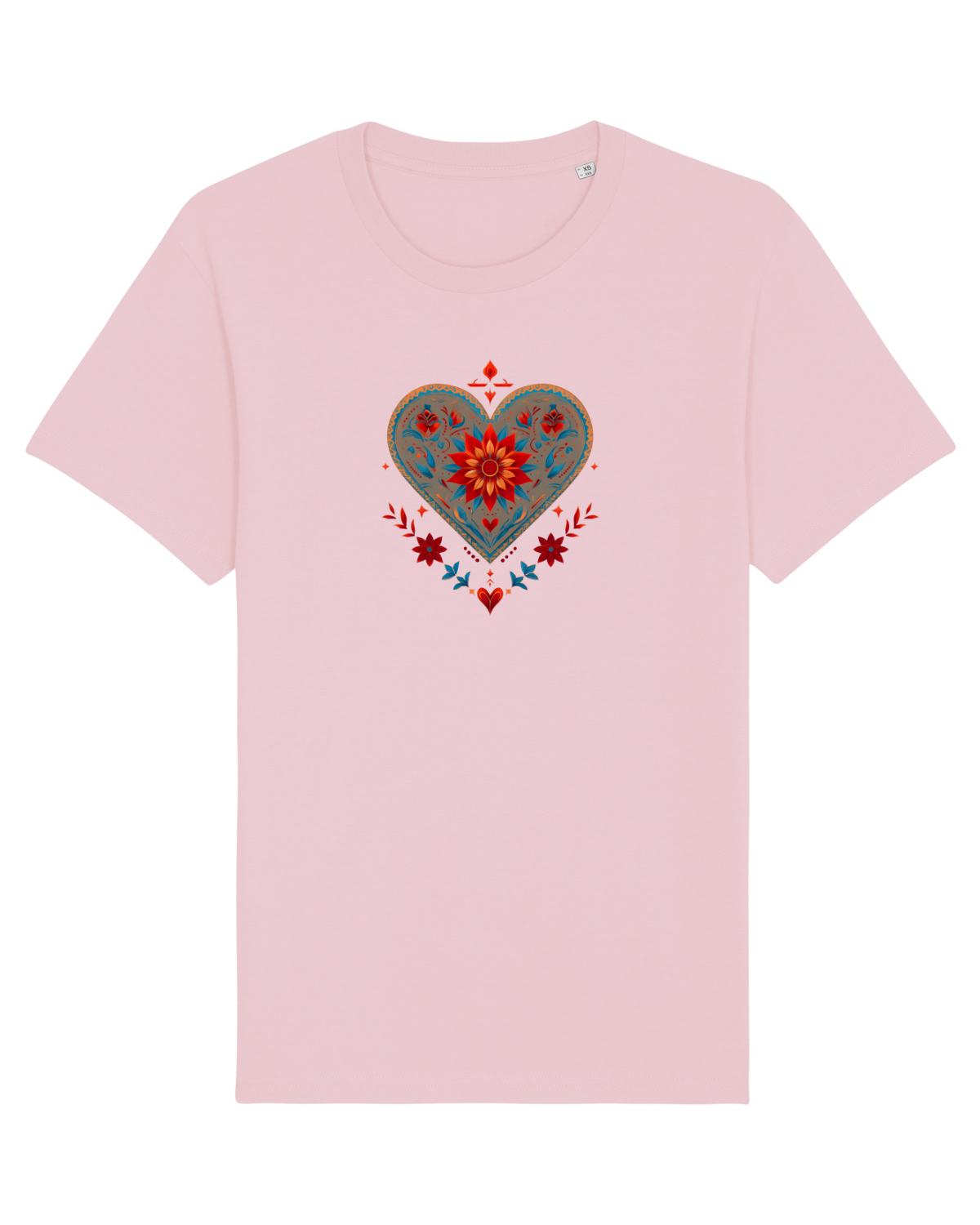 Tricou mânecă scurtă Unisex Rocker Cotton Pink